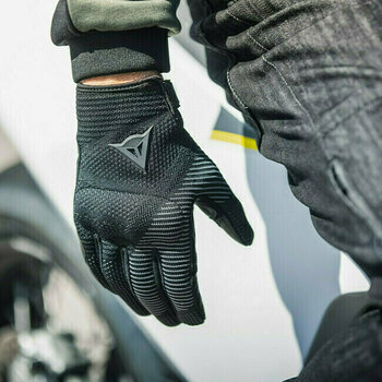 Motorcycle Gloves Dainese Argon Knit Gloves Black XS Motorcycle Gloves - 14