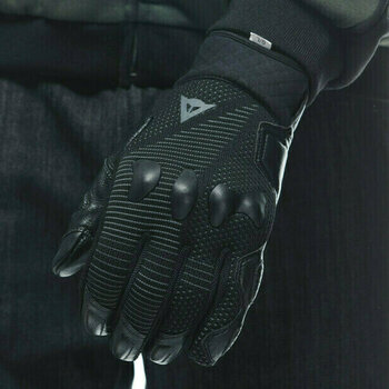 Motorcycle Gloves Dainese Unruly Ergo-Tek Gloves Black/Anthracite XS Motorcycle Gloves - 10