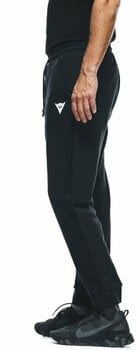 Motorcycle Leisure Clothing Dainese Sweatpant Logo Black/White XS Trousers - 5