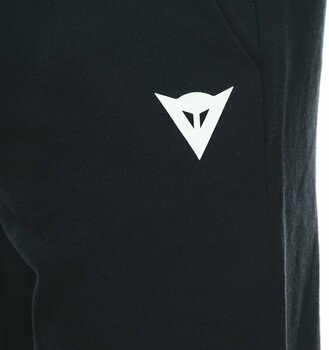 Moto abbigliamento casual Dainese Sweatpant Logo Black/White XS - 6