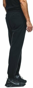 Motorcycle Leisure Clothing Dainese Sweatpant Logo Black/White S Trousers - 4