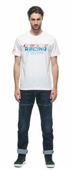 Tricou Dainese Racing T-Shirt White M Tricou - 3