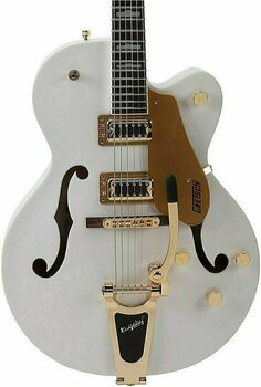 Semi-Acoustic Guitar Gretsch G5420T Electromatic Hollow Body with Bigsby White/Gold - 3