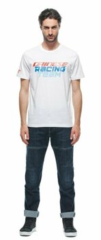 Tričko Dainese Racing T-Shirt White 2XL Tričko - 3