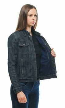 Textile Jacket Dainese Denim Tex Jacket Lady Blue 38 Textile Jacket - 5