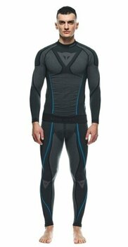 Motorcycle Functional Shirt Dainese Dry LS Black/Blue M - 3