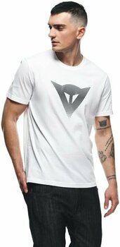 Тениска Dainese T-Shirt Logo White/Black XS Тениска - 4