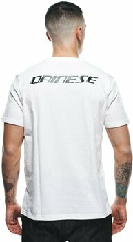Tee Shirt Dainese T-Shirt Logo White/Black XS Tee Shirt - 5