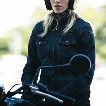 Текстилно яке Dainese Denim Tex Jacket Lady Blue 50 Текстилно яке - 9