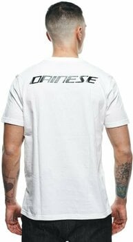 Maglietta Dainese T-Shirt Logo White/Black M Maglietta - 5