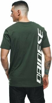 Тениска Dainese T-Shirt Big Logo Ivy/White L Тениска - 6