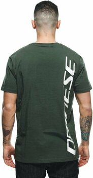 Μπλούζες Μηχανής Leisure Dainese T-Shirt Big Logo Ivy/White 2XL Μπλούζες Μηχανής Leisure - 5