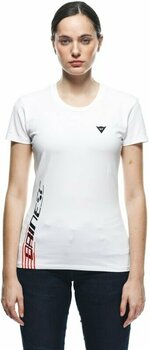 T-paita Dainese T-Shirt Logo Lady White/Black XS T-paita - 3