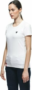 Maglietta Dainese T-Shirt Logo Lady White/Black XS Maglietta - 4