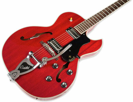 Semi-Acoustic Guitar Guild STARFIRE-III-CHR Cherry Red - 3