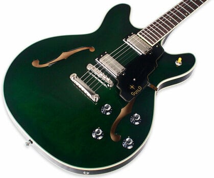 Halvakustisk gitarr Guild STARFIRE-IV-ST-GRN Emerald Green - 4