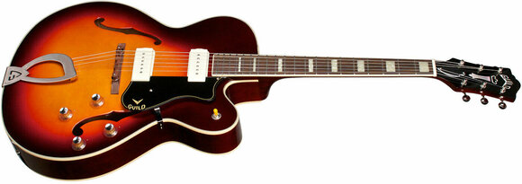 Semi-akoestische gitaar Guild X-175-MANHATTAN-ATB Antique Burst - 2