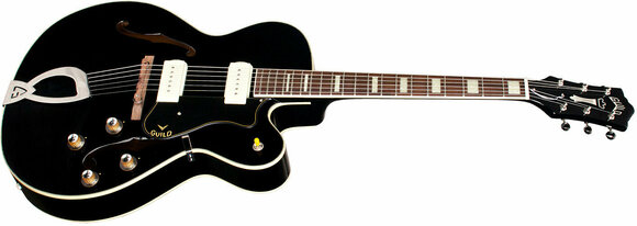 Gitara semi-akustyczna Guild X-175-MANHATTAN-BLK Czarny - 2