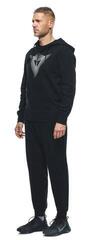 Mikina Dainese Hoodie Logo Black/White 2XL Mikina - 3