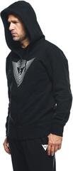 Mikina Dainese Hoodie Logo Black/White 2XL Mikina - 5