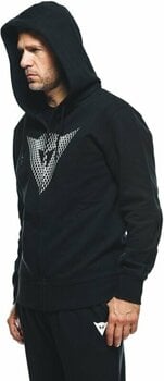Sweatshirt Dainese Hoodie Logo Black/White 2XL Sweatshirt - 6