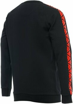 Sweatshirt Dainese Sweater Stripes Black/Fluo Red XS Sweatshirt - 2