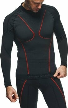 Camisa funcional para motociclismo Dainese Thermo LS Black/Red M - 6