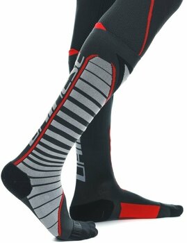 Skarpety Dainese Skarpety Thermo Long Socks Black/Red 36-38 - 6