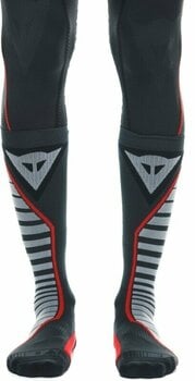 Nogavice Dainese Nogavice Thermo Long Socks Black/Red 39-41 - 2