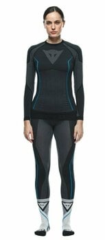 Motorcycle Functional Shirt Dainese Dry LS Lady Black/Blue XS/S Motorcycle Functional Shirt - 4