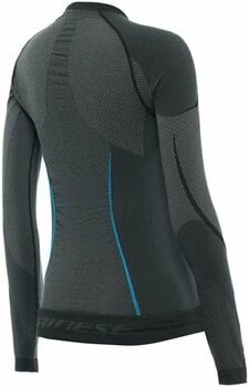 Motorcycle Functional Shirt Dainese Dry LS Lady Black/Blue M - 2
