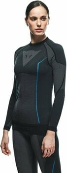Motorcycle Functional Shirt Dainese Dry LS Lady Black/Blue M - 7