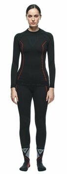 Motorcycle Functional Shirt Dainese Thermo Ls Lady Black/Red XS/S Motorcycle Functional Shirt - 3