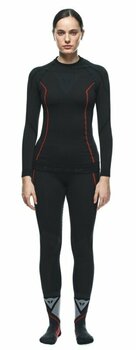 Motorcycle Functional Shirt Dainese Thermo Ls Lady Black/Red M - 3