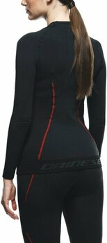 Motorcycle Functional Shirt Dainese Thermo Ls Lady Black/Red M - 5