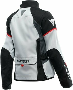 Textile Jacket Dainese Tempest 3 D-Dry® Lady Glacier Gray/Black/Lava Red 38 Textile Jacket - 2