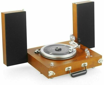 Lemezjátszó Ricatech RTT99 Wooden Turntable - 2