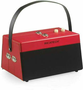 Tocadiscos portátil Ricatech RTT80 Vintage Turntable Red - 4