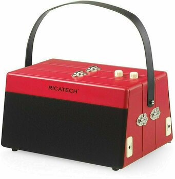 Tocadiscos portátil Ricatech RTT80 Vintage Turntable Red - 5