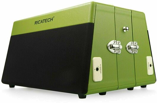 Przenośny gramofon Ricatech RTT80 Vintage Turntable Green - 3