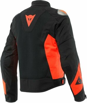 Tekstilna jakna Dainese Energyca Air Tex Jacket Black/Fluo Red 44 Tekstilna jakna - 2