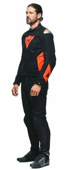 Giacca in tessuto Dainese Energyca Air Tex Jacket Black/Fluo Red 44 Giacca in tessuto - 6