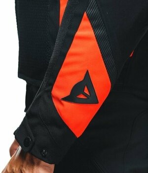 Textildzseki Dainese Energyca Air Tex Jacket Black/Fluo Red 44 Textildzseki - 9
