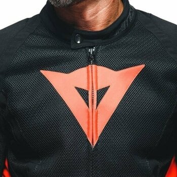 Giacca in tessuto Dainese Energyca Air Tex Jacket Black/Fluo Red 46 Giacca in tessuto - 7