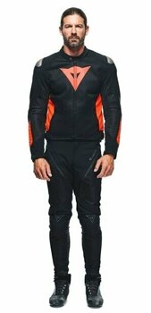 Tekstilna jakna Dainese Energyca Air Tex Jacket Black/Fluo Red 50 Tekstilna jakna - 5