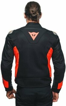 Casaco têxtil Dainese Energyca Air Tex Jacket Black/Fluo Red 54 Casaco têxtil - 4