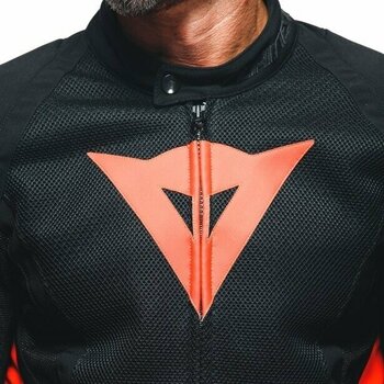 Textiljacka Dainese Energyca Air Tex Jacket Black/Fluo Red 54 Textiljacka - 7