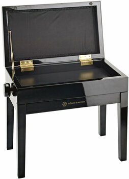 Drevené alebo klasické klavírne stoličky
 Konig & Meyer 13950 Black High Polish - 2