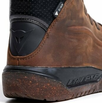 Motorcycle Boots Dainese Metractive D-WP Shoes Brown/Natural Rubber 39 Motorcycle Boots - 5