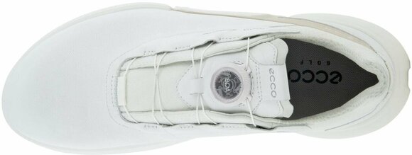 Chaussures de golf pour hommes Ecco Biom H4 BOA Mens Golf Shoes White/Gravel 40 - 7